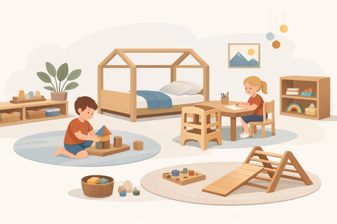 Guide til montessori møbler hjemme - Naturtre.no