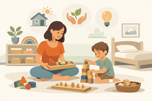 Hva betyr montessori hjemme? Slik kommer dere i gang - Naturtre.no
