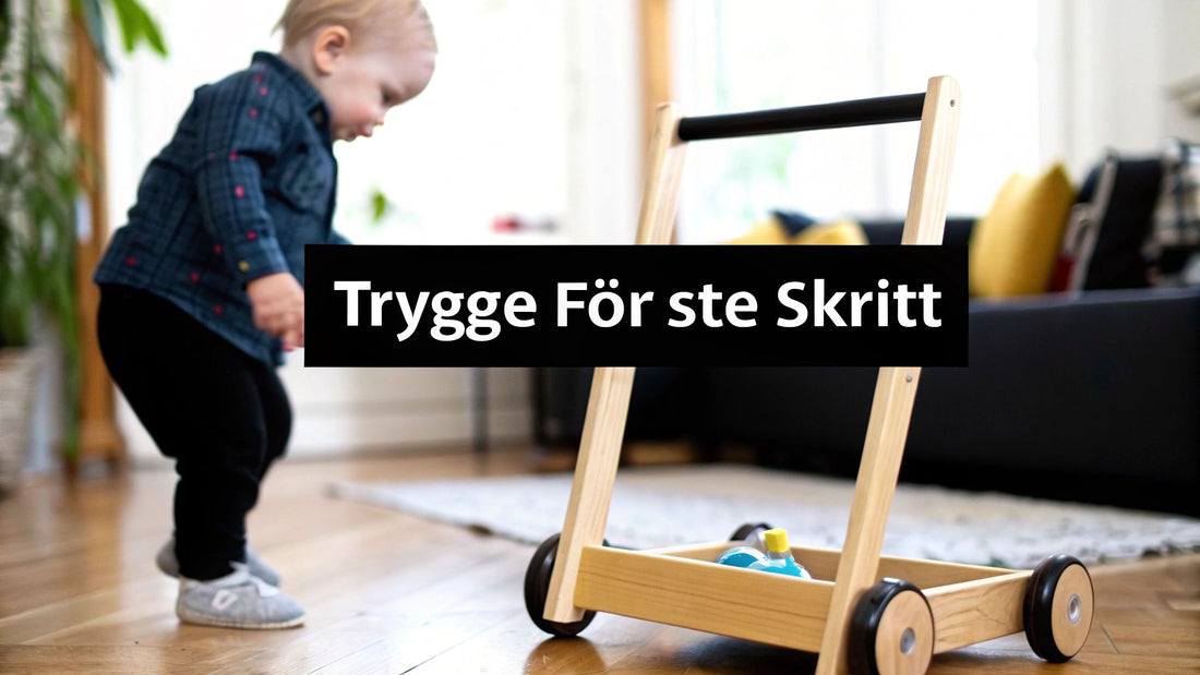 Lær å gå vogn guiden for trygge første skritt - Naturtre.no